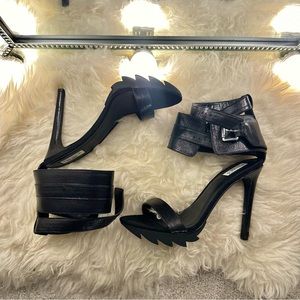 Peace Love Shea Steven Madden Black Heels